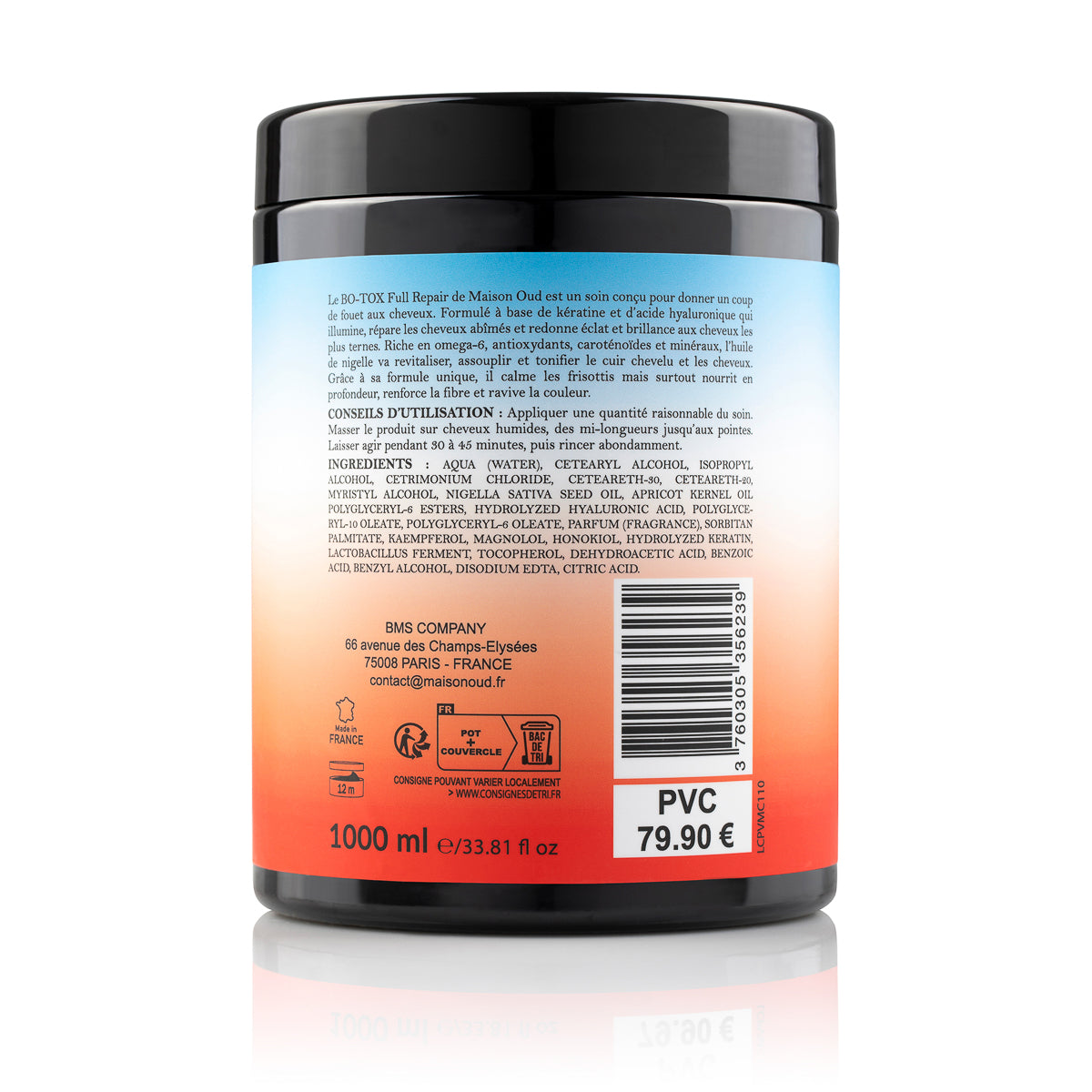 Bo-Tox Full Repair – Nigelle, Acide Hyaluronique & Kératine