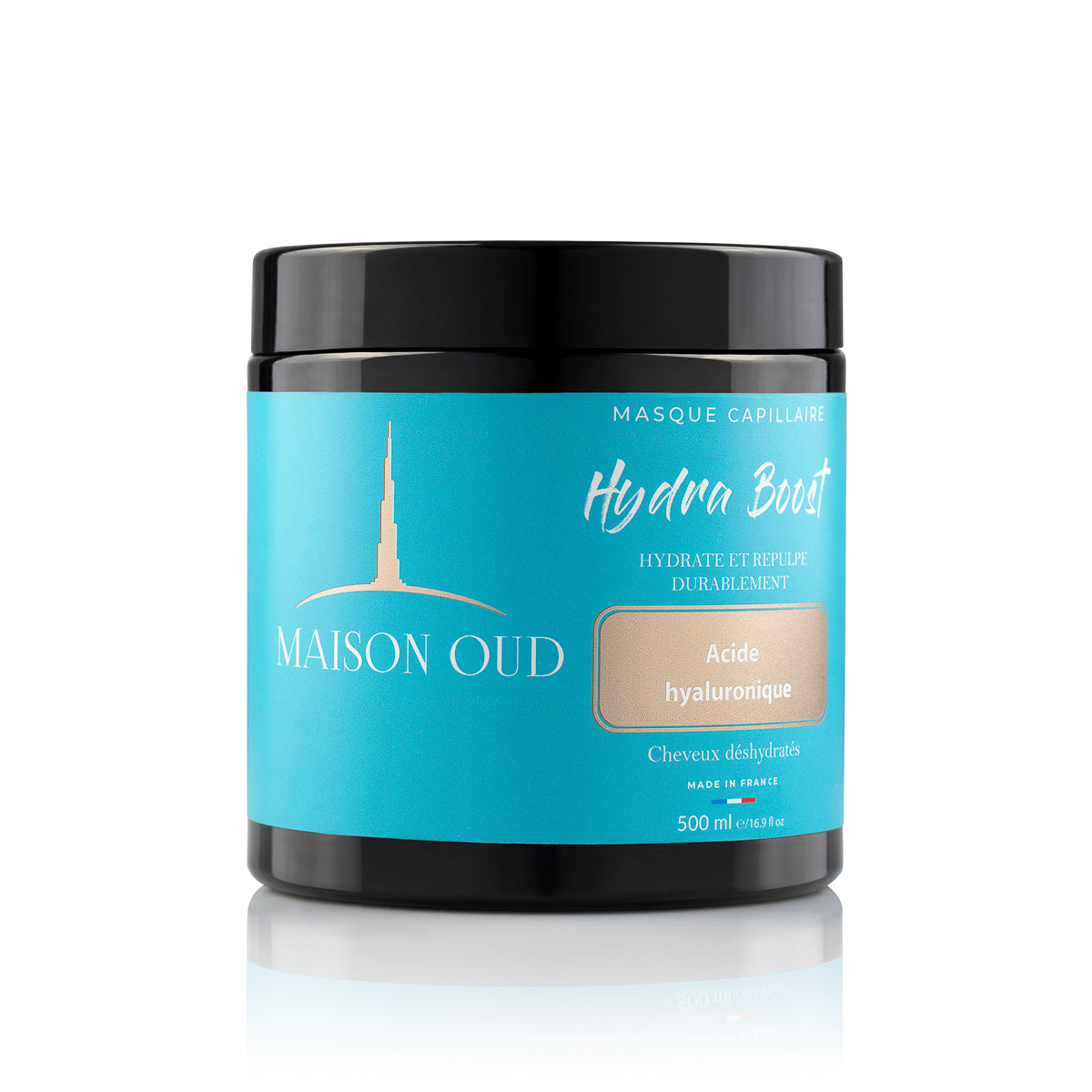 Masque Capillaire Hydra Boost – Acide Hyaluronique & Kératine