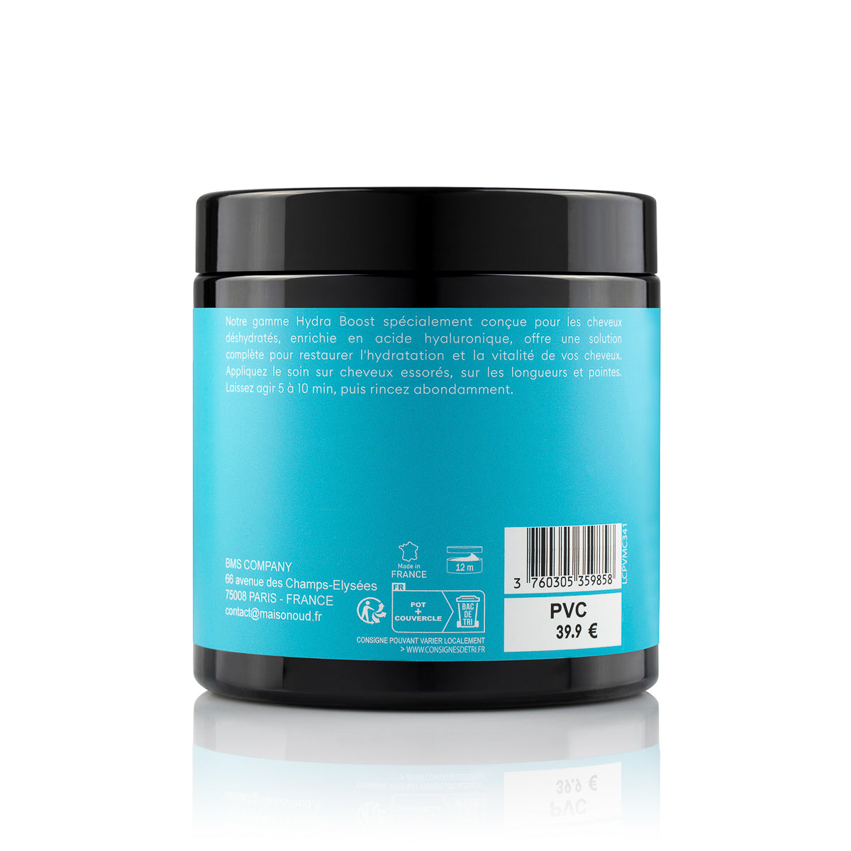 Masque Capillaire Hydra Boost – Acide Hyaluronique & Kératine