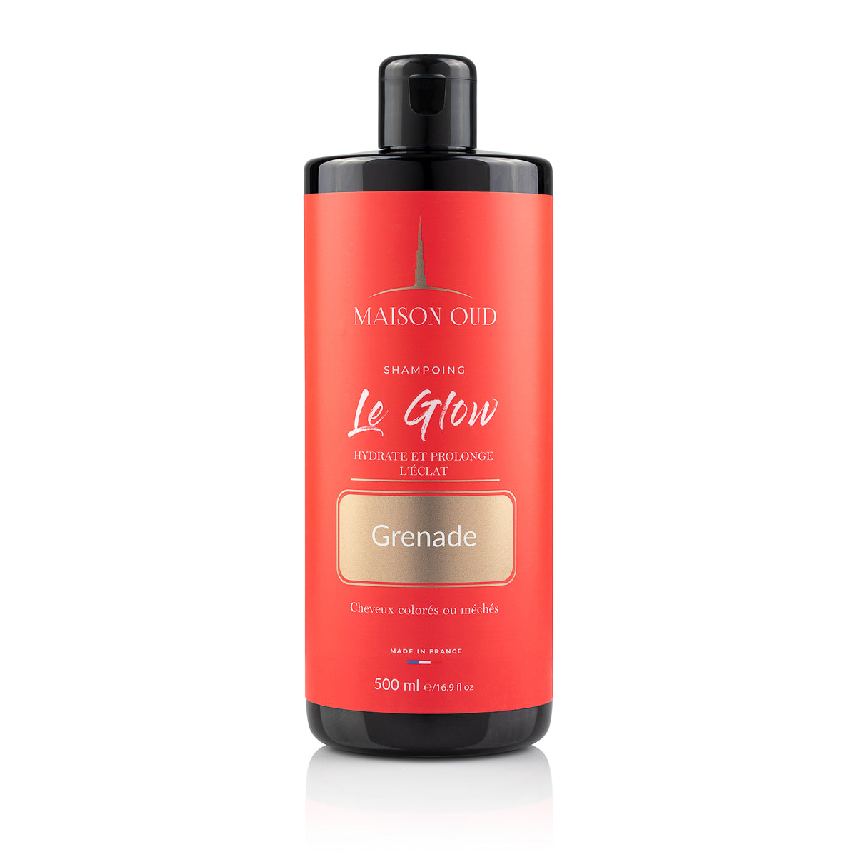 Shampooing Glow – Kératine & Acide Hyaluronique