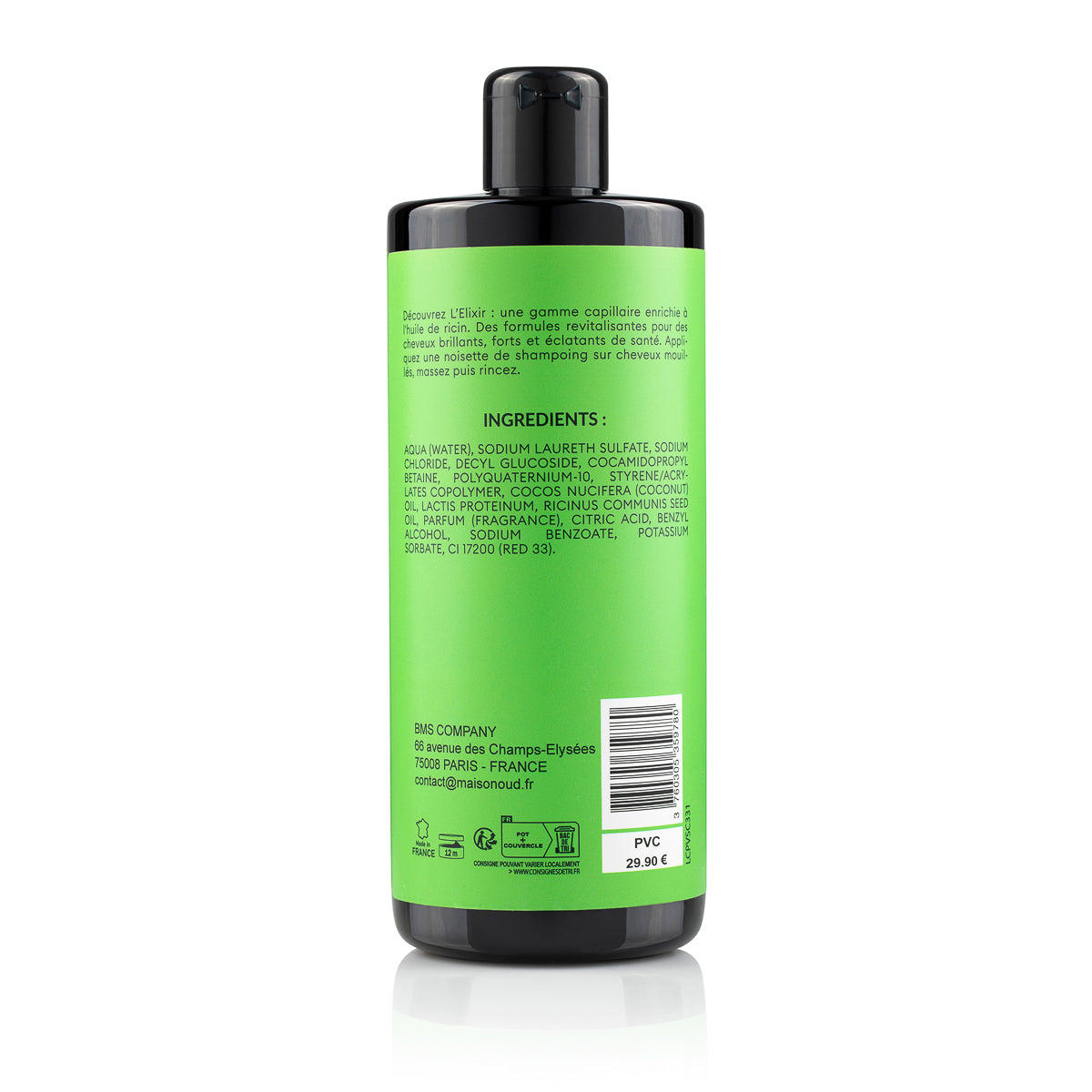 Shampooing L'Elixir – Figue de Barbarie & Kératine