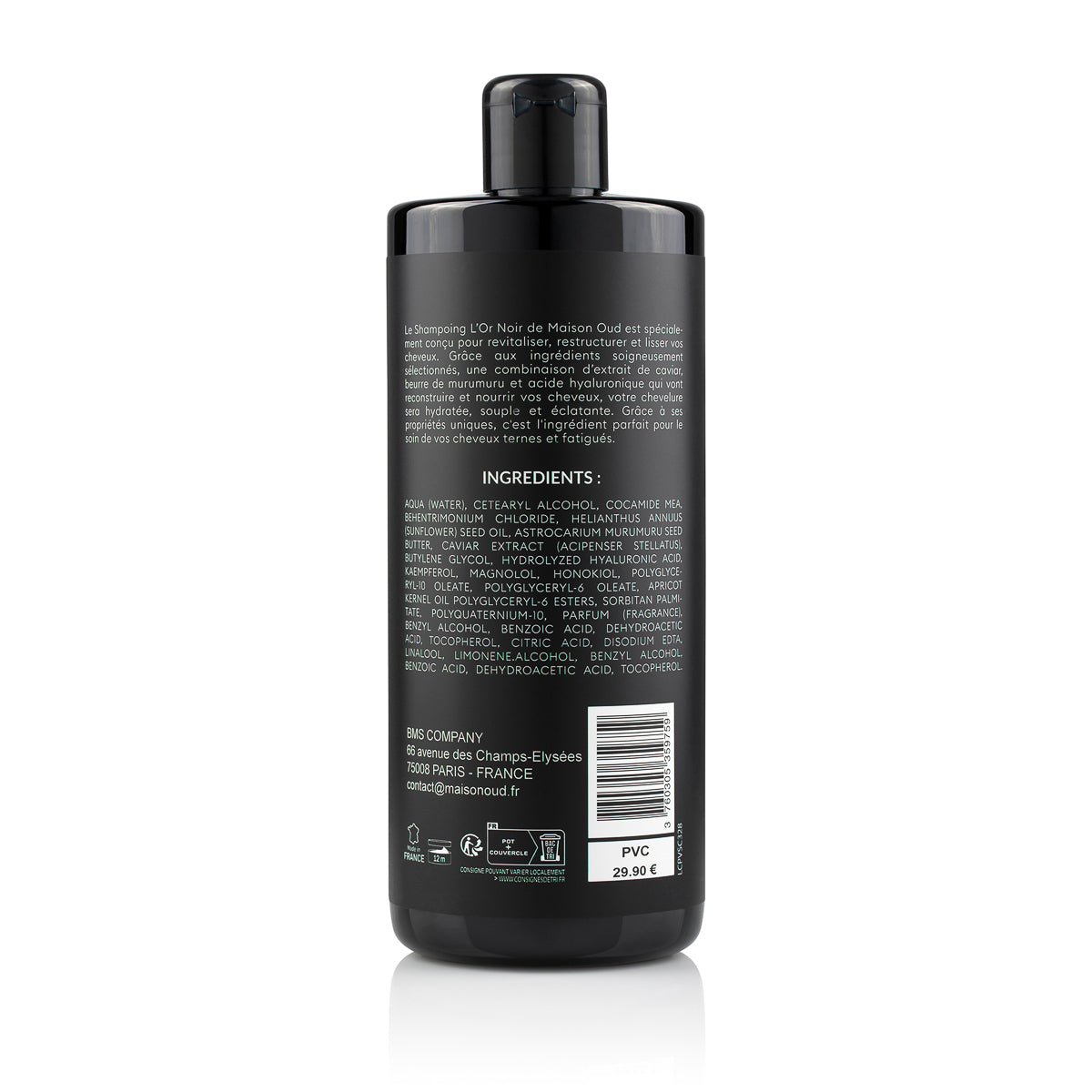 Shampooing L'Or Noir – Caviar & Kératine