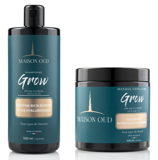 Duo Shampoing 500mL + Masque 500mL - GROW