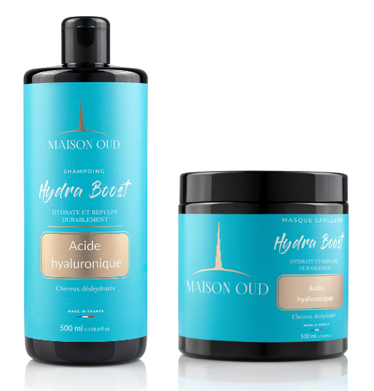 Duo Shampoing 500mL + Masque 500mL - HYDRA BOOST