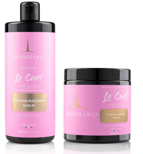 Duo Shampoing 500mL + Masque 500mL - LE CURL