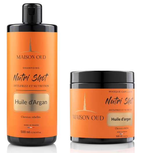 Duo Shampoing 500mL + Masque 500mL - NUTRI SHOT