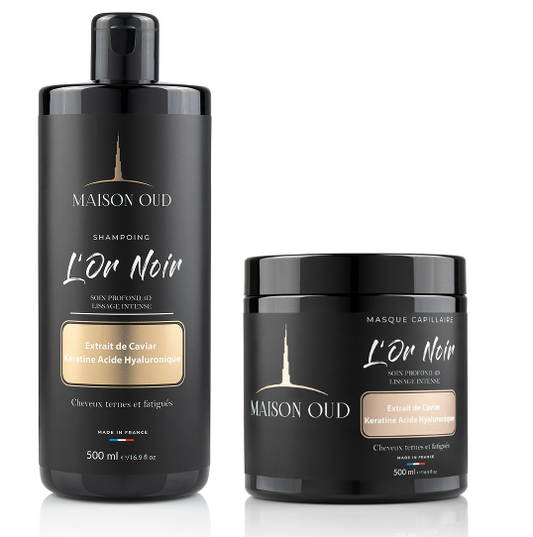 Duo Shampoing 500mL + Masque 500mL - L'OR NOIR