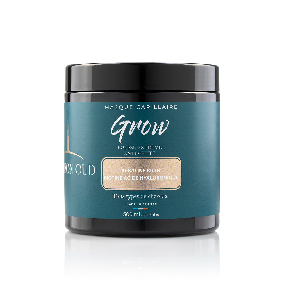 Masque Capillaire Grow – Racine de Ginseng, Biotine & Kératine