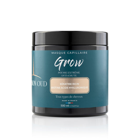 Masque Capillaire Grow – Racine de Ginseng, Biotine & Kératine