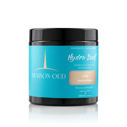 Masque Capillaire Hydra Boost – Acide Hyaluronique & Kératine