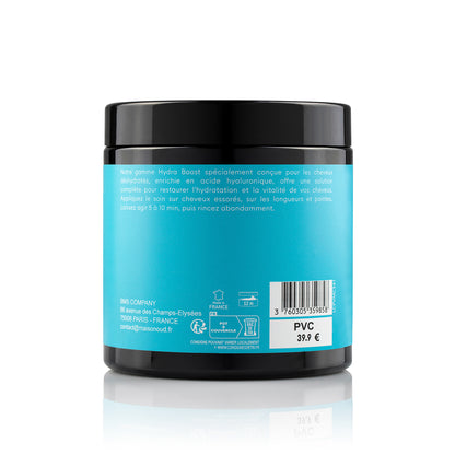 Masque Capillaire Hydra Boost – Acide Hyaluronique & Kératine